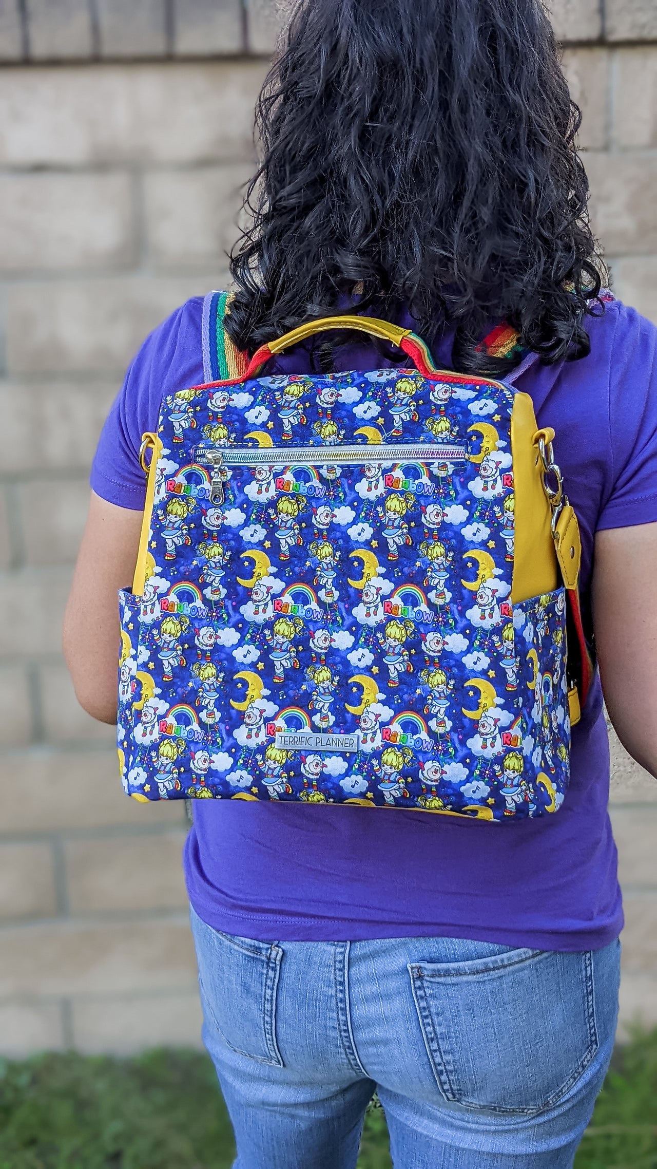 Rainbow Girl Convertible Backpack V2