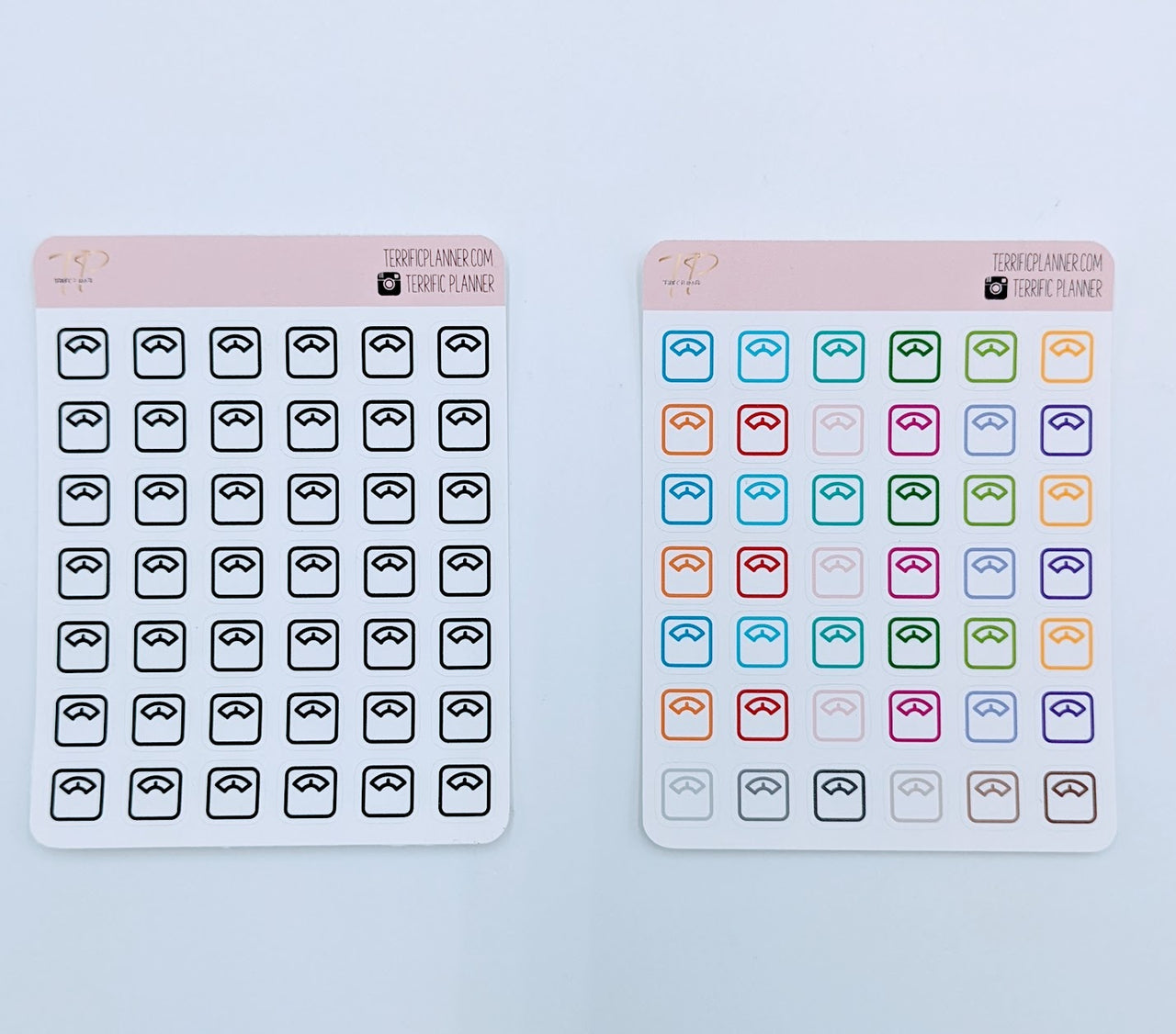 Scales Icon Stickers