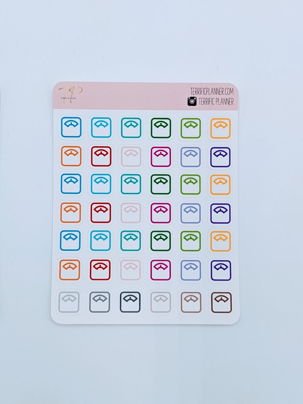 Scales Icon Stickers