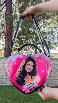 Thumbnail for Selena Pink Mini Heart Bag