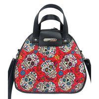 Thumbnail for Sugar Skulls Mini Bowler Bag